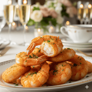 Camarão Rosa Empanado